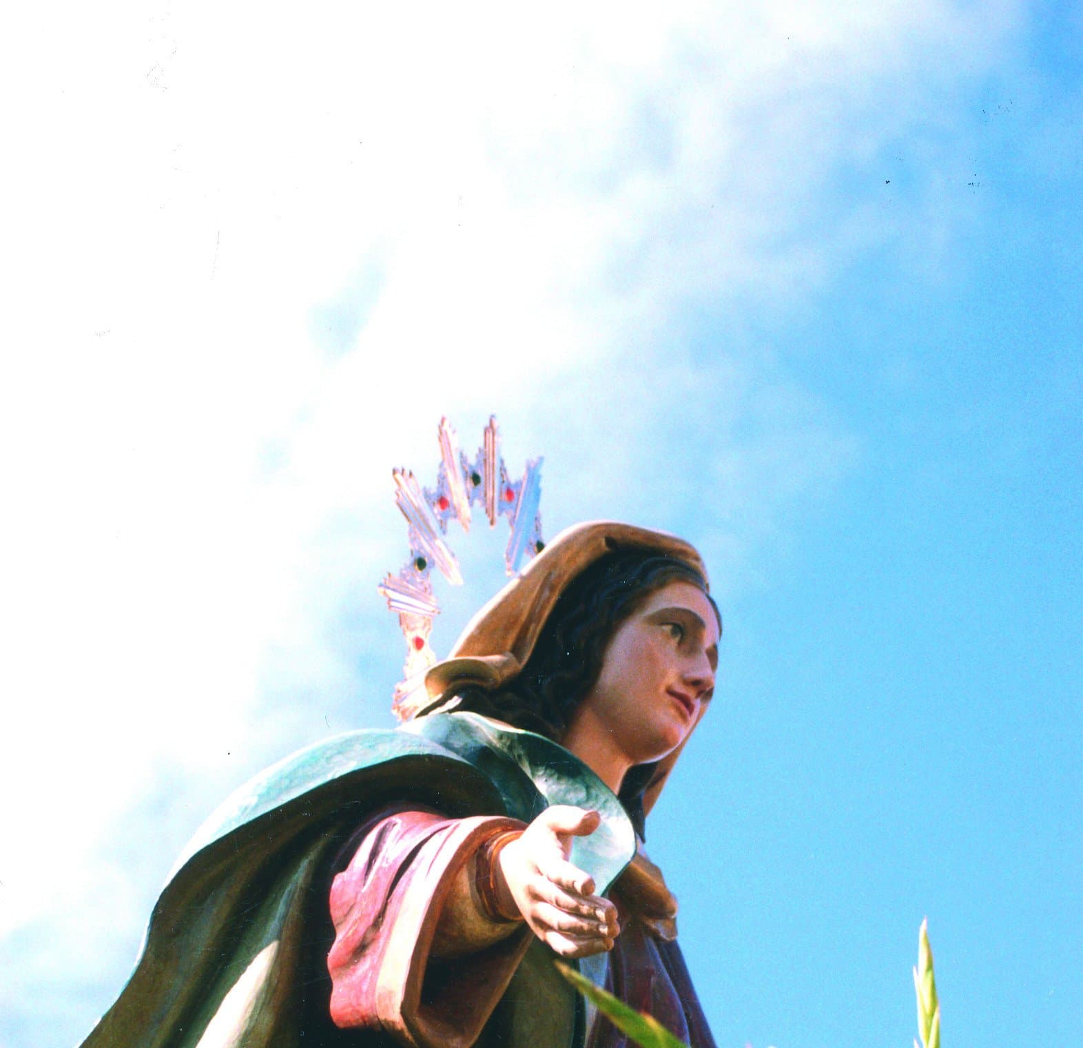 La Virgen del Encuentro ya policromada, 1993
